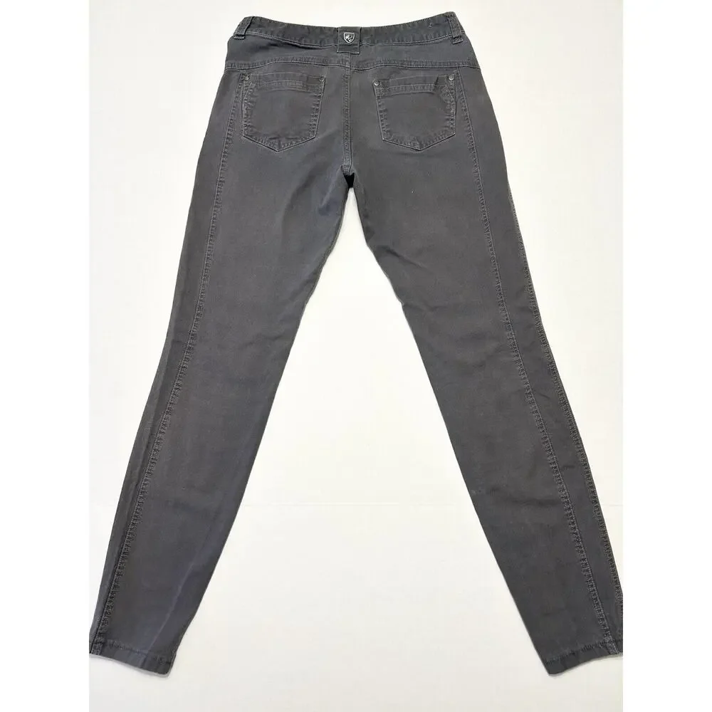 Kuhl Pants Womens 4 Reg Blue Grey Hiking Outdoor Gorpcore Camping - Picture 1 of 11